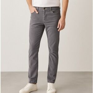 J.Crew Gray Corduroy Pants Men's Size 29 Slim Fit Stretch‎ Cotton Casual Fall